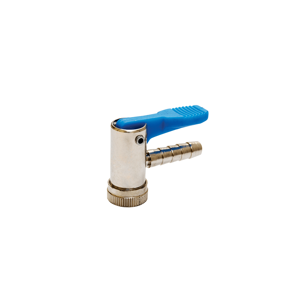 Inflador auto-travante s/ retencao c/ presilha (trava metálica)