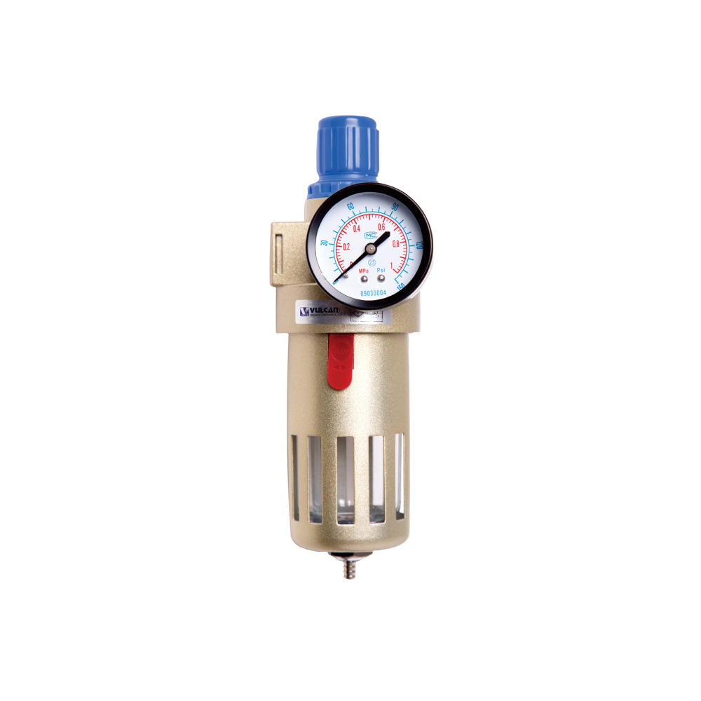 Filtro regulador 1/4 c/ copo de proteção