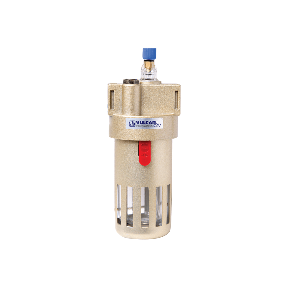Filtro lubrificador 1/4 c/ copo de proteção