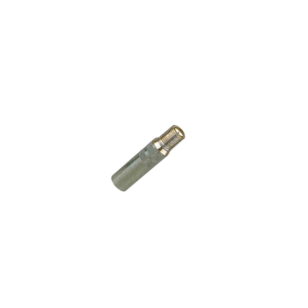 Extensão rigida metal. p/ válvula de autos compr. total 27,0mm