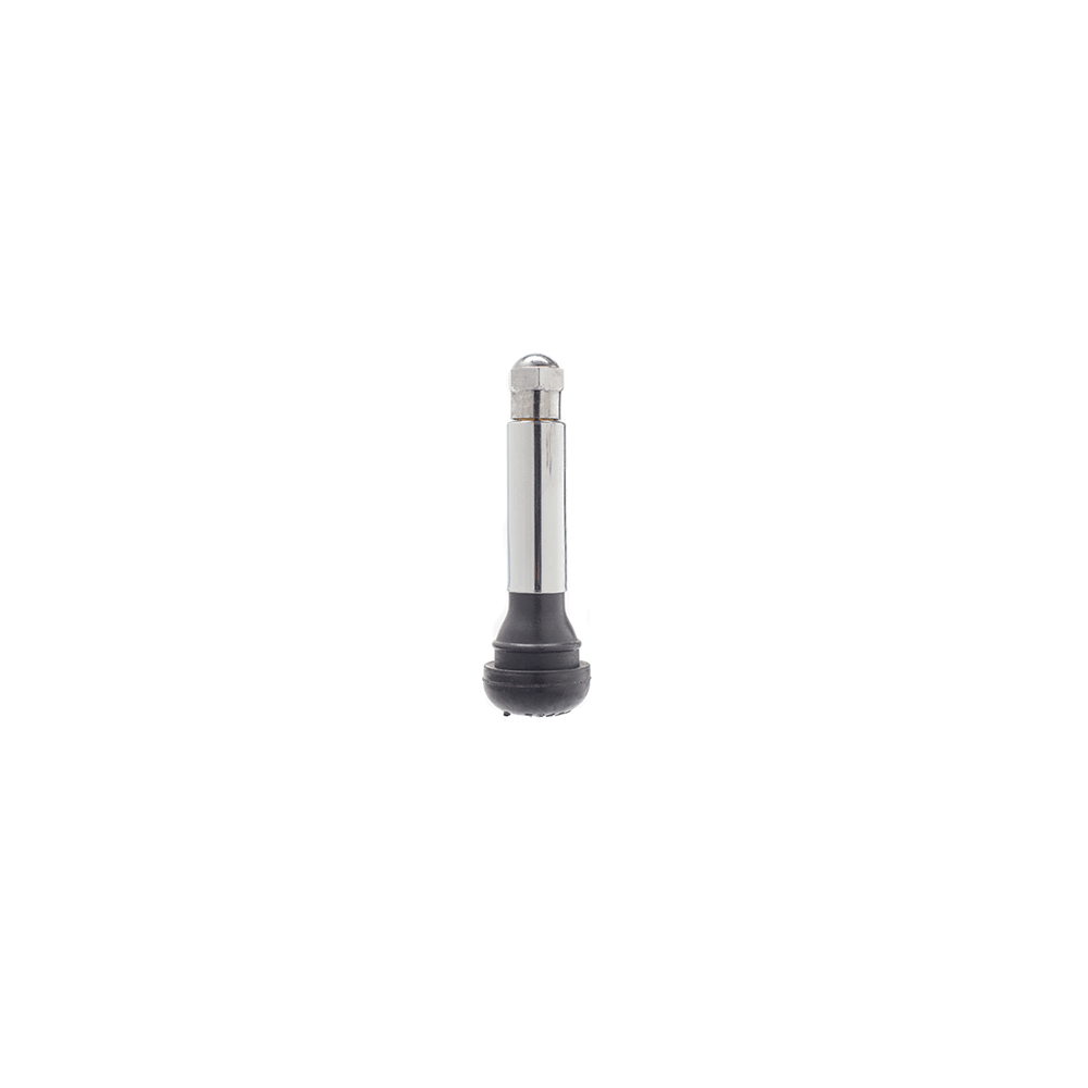 Válvula p/ pneu s/cam. automotivo cromada 418 compr. 61,8mm 11,5mm * vc-418c * v2.03.4