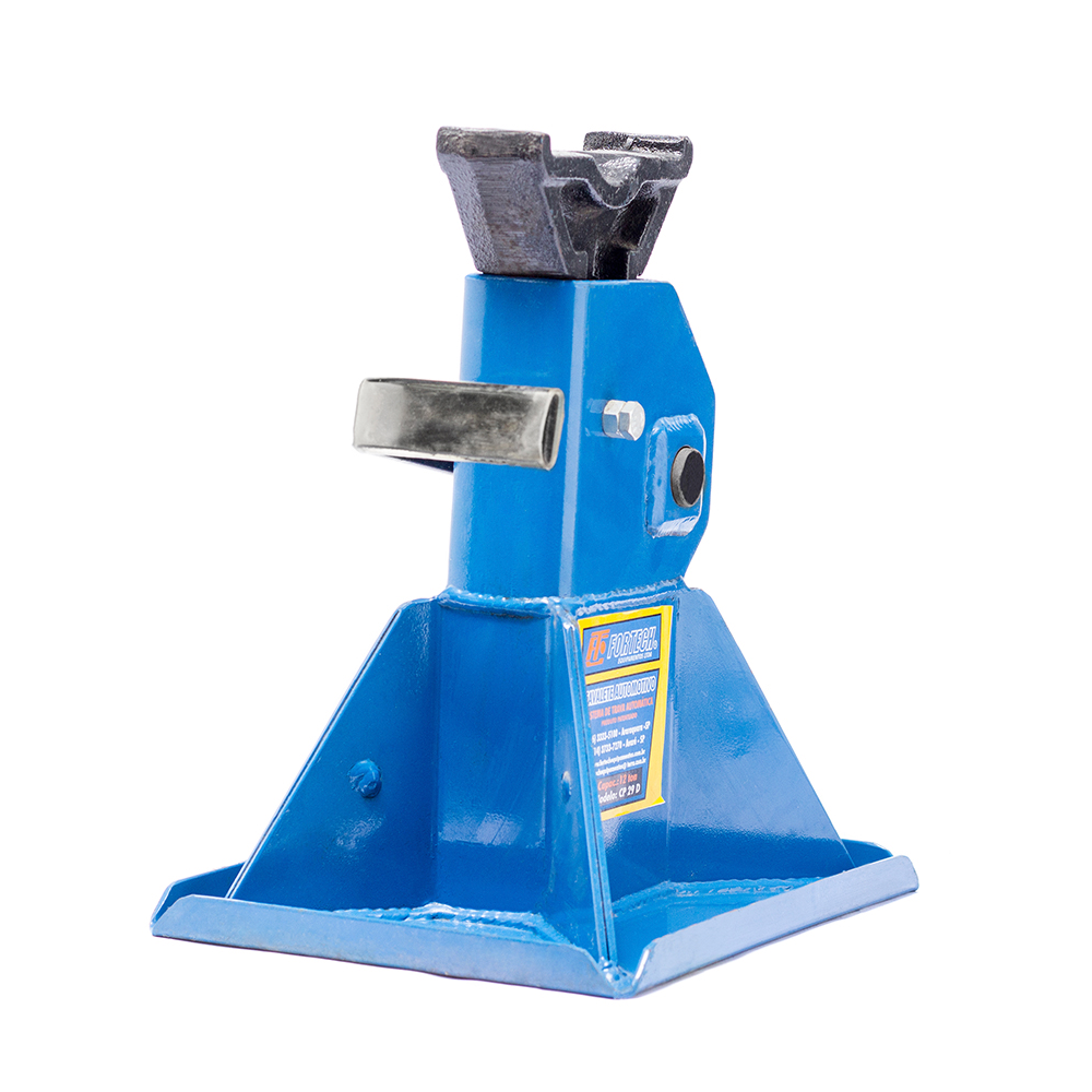 Cavalete c/ trava automática 12 ton. altura min. 290mm/max. 440mm
