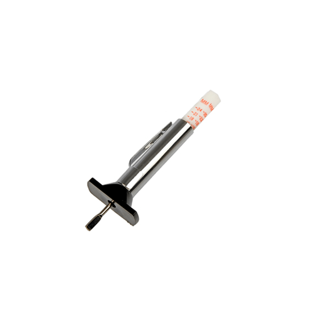 Medidor de desgaste da banda de rodagem compr. 0 a 25mm haste plástica