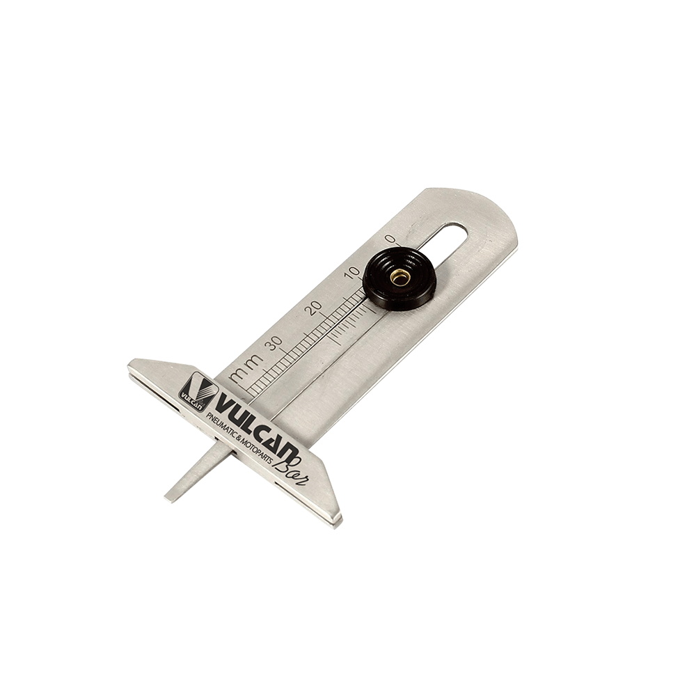 Medidor de desgaste da banda de rodagem compr. 50mm aço inox