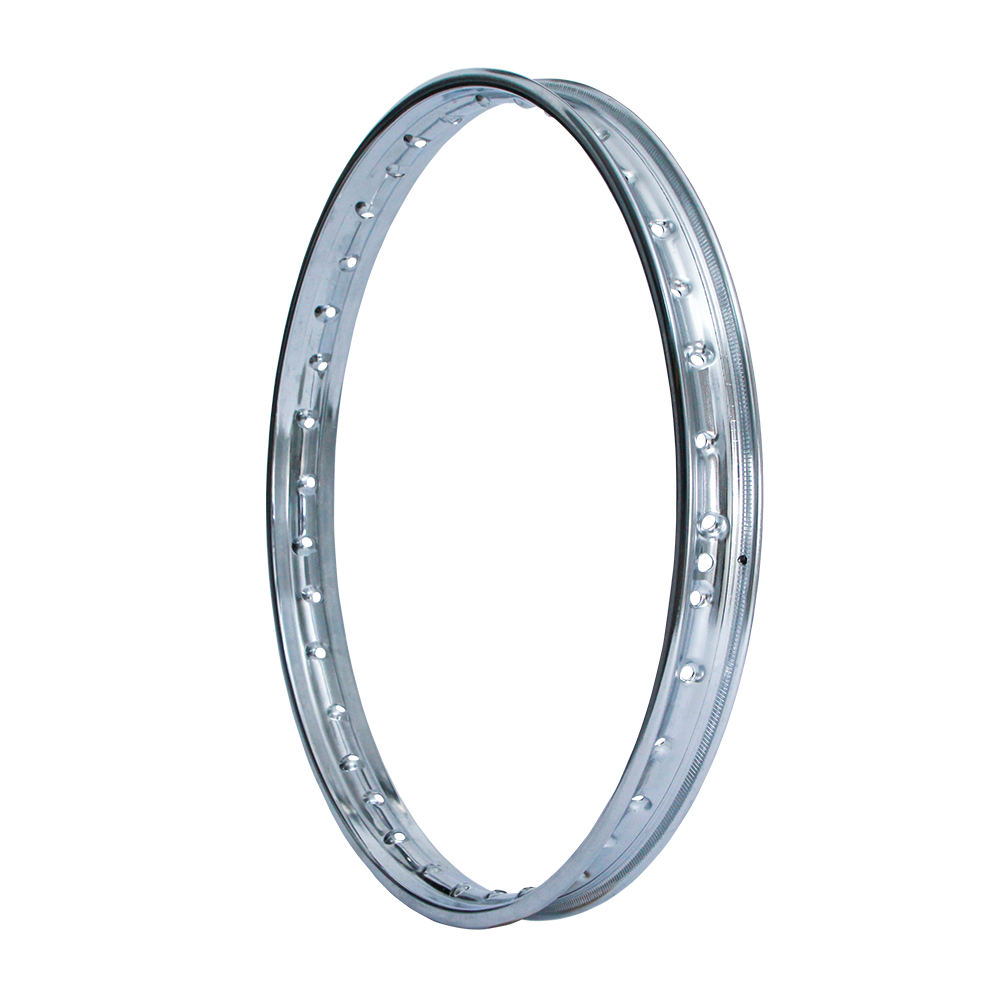 Aro de roda cromado 17x1,20 dianteiro p/ moto honda c-100 biz es - biz 125 es/ks - pop 100 - 110i - crypton - dream