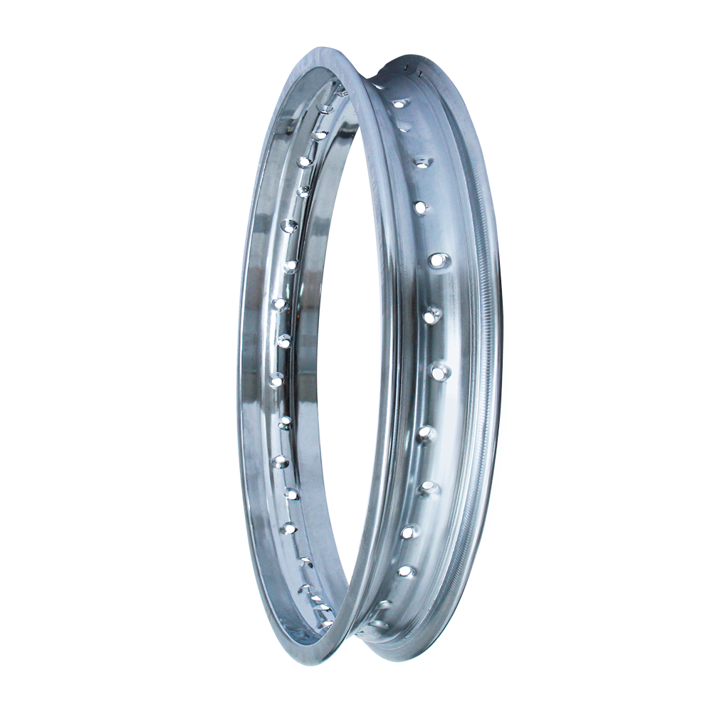 Aro de roda cromado 18x2,15 traseiro p/ moto honda xr 250 tornado 01/08 - yamaha dt 180 90/97 - dt 200 92/97 - dt 200r