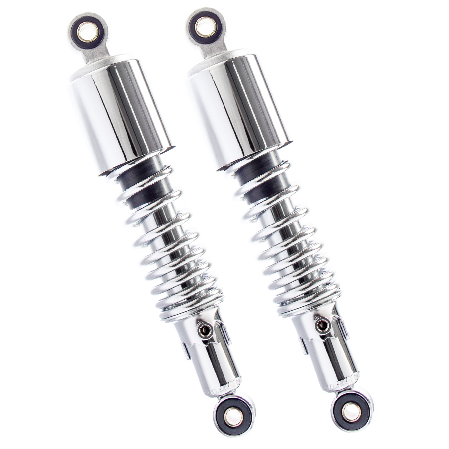 Amortecedor traseiro p/ moto dafra kansas 150 08/15 c/ regulagem (cromado)