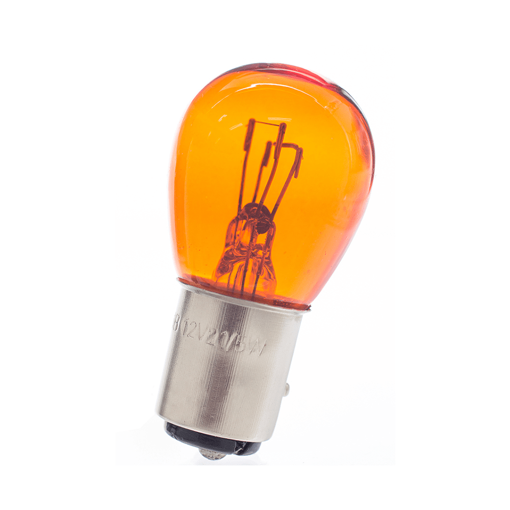 Lâmpada universal p/lant. e luz de freio laranja mod. 21w/5w 2 polos (preço da cx c/10 peças)