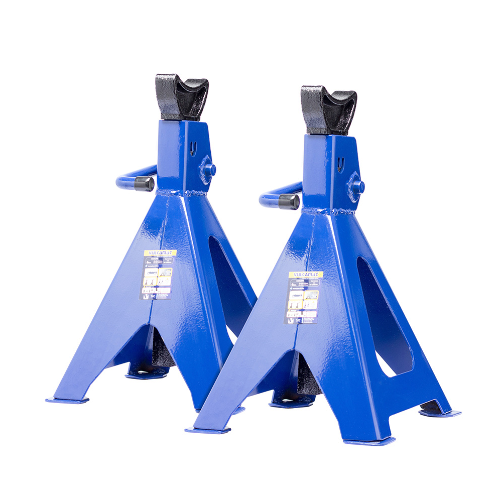 Cavalete ajustavel 06t alt. 390x595mm c/ catraca e trava de seguranca extra reforçado (cx c/ 2 pçs)
