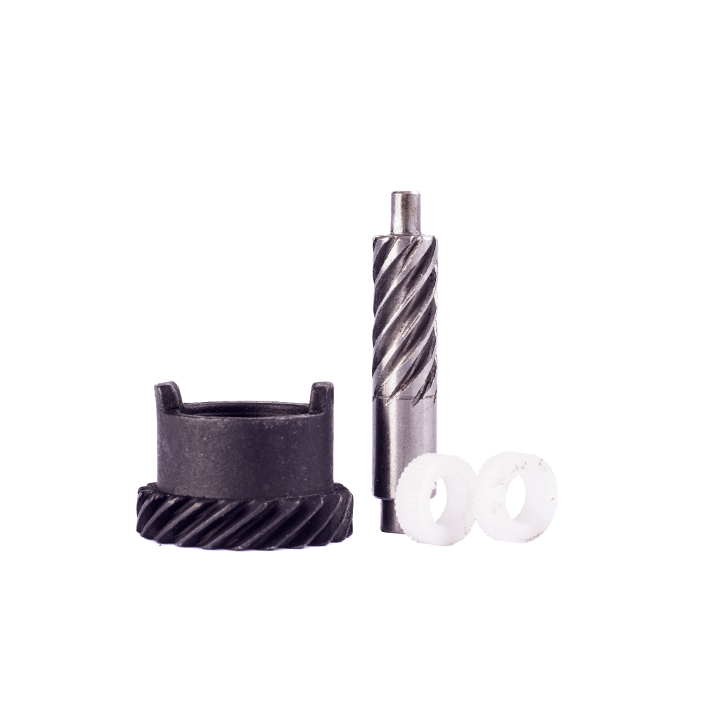 Engrenagem + pinhão do velocímetro p/ moto honda titan 150 es (metal)