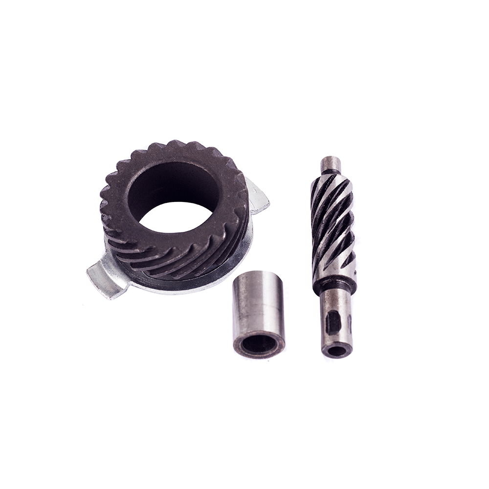 Engrenagem + pinhão do velocímetro p/ moto honda titan 150 ks (metal)