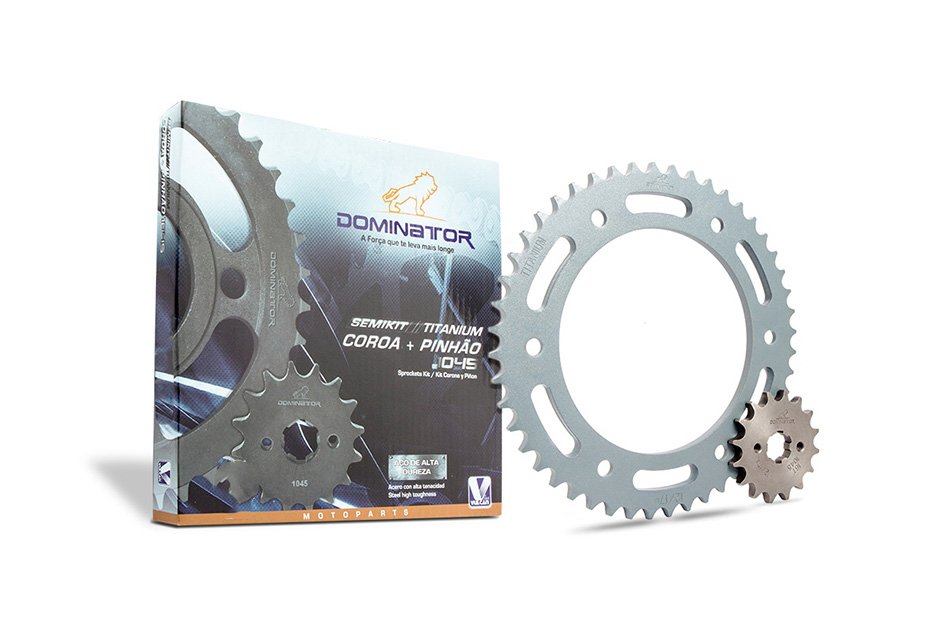 Semi kit trans. p/ moto honda nxr 160 bros es/ks 15/... (48t+16t)