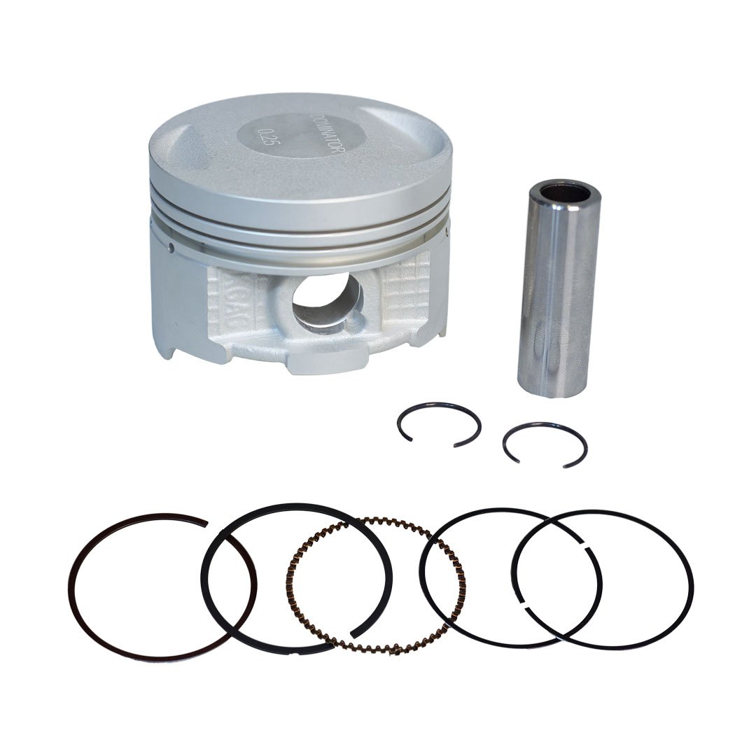 Kit pistão de motor p/ moto honda cg 125 titan ks/es/kse 02/04 - cg 125 fan 05/08 - nxr 125 bros ks/es 03/05 (0,25)