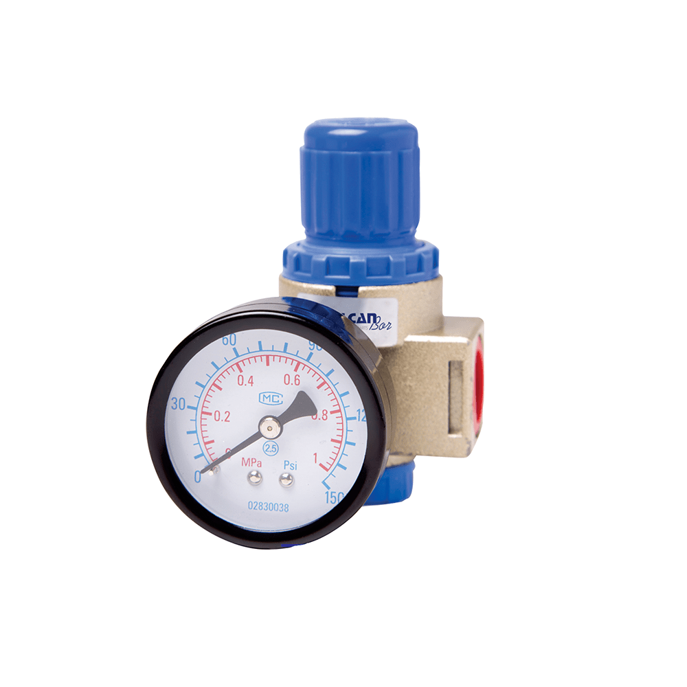 Regulador de pressão 0-4 1/8 com manometro