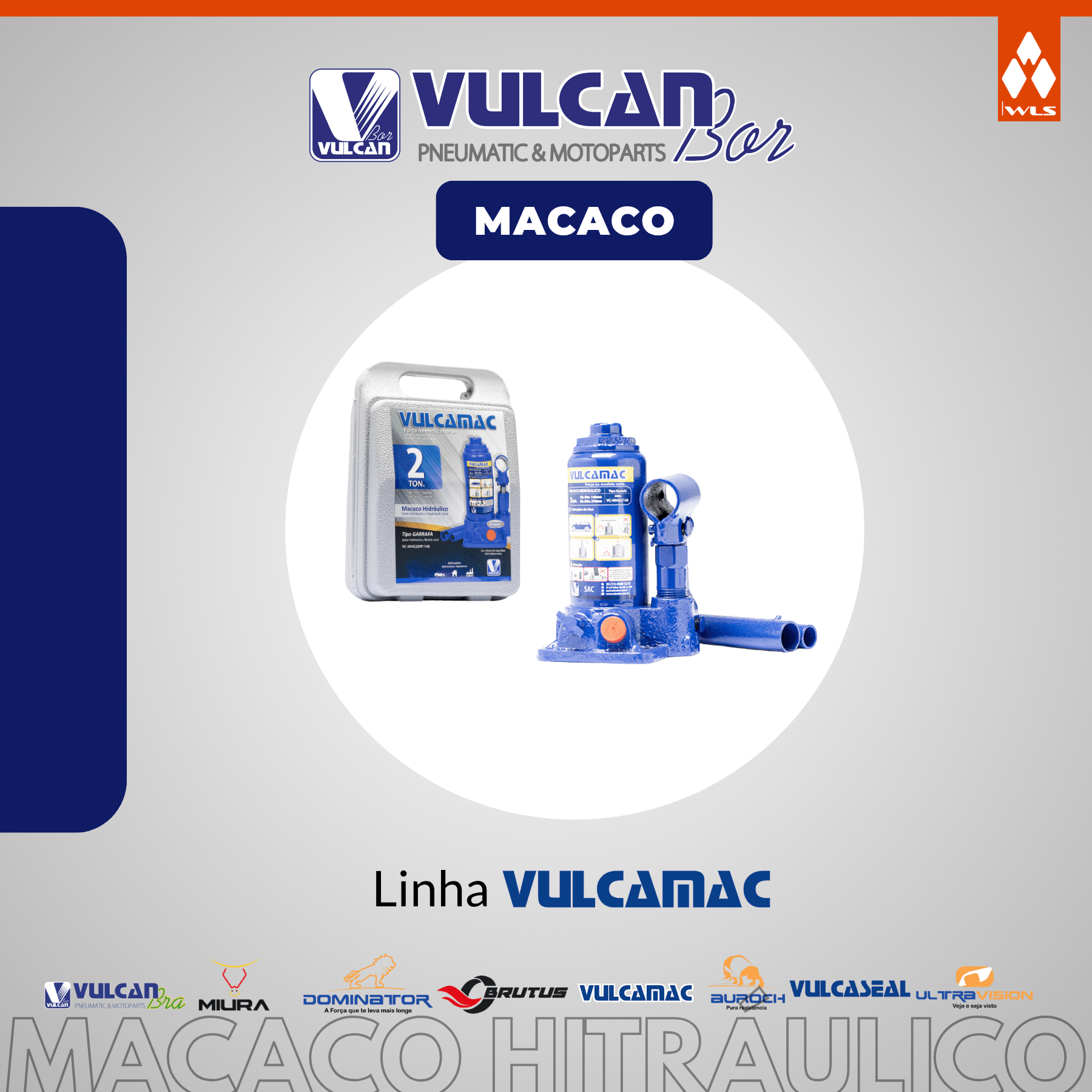 Macaco hidráulico garrafa 02t alt. 158x308mm c/ dispositivo de seguranca e maleta plastica - 1 estagio - linha gold