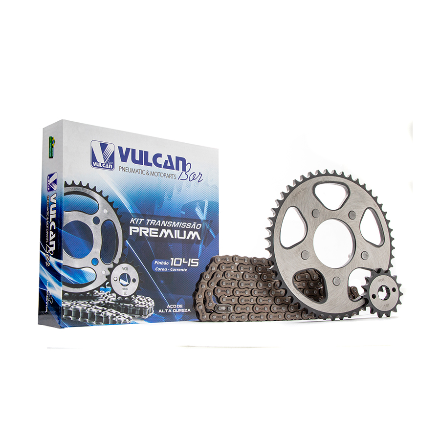 Kit trans. premium temp. compl. p/ moto honda nx 150 89/04 (48t+15t-428h+126l)