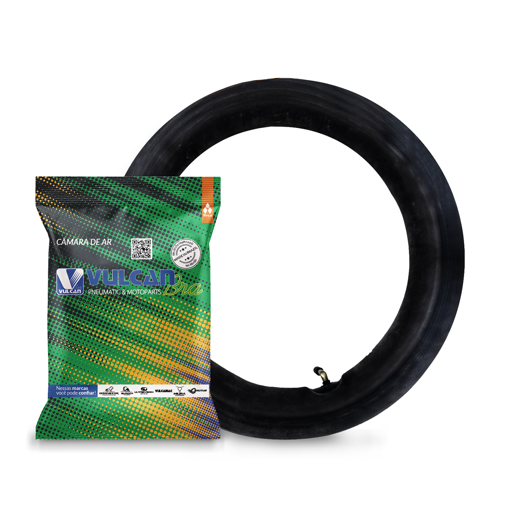 Câmara ar moto aro 16 - (d/t) yamaha neo 115, sundown web 100, web evo (t) (90/80-16 *tr4) (vg-16 br)
