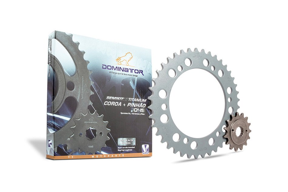 Semi kit trans. p/ moto honda nx 400 falcon 00/08 (40t+15t)
