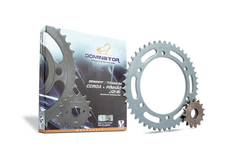Semi kit trans. p/ moto yamaha xtz 250 lander 06/08 (46t+15t)