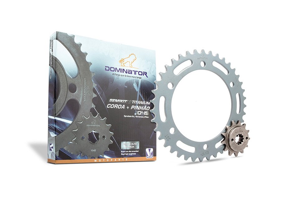 Semi kit trans. p/ moto honda xre 300 10/14 (39t+13t)