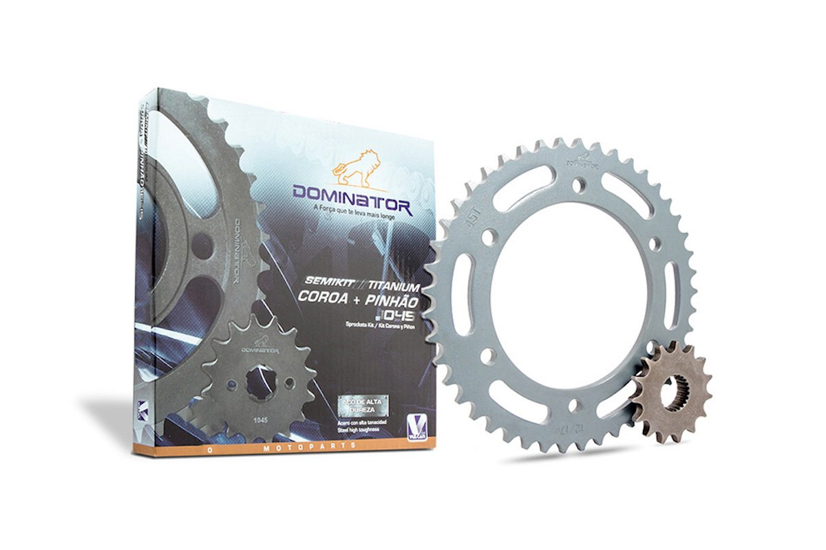 Semi kit trans. p/ moto yamaha ys 250 fazer 06/... (45t+15t)