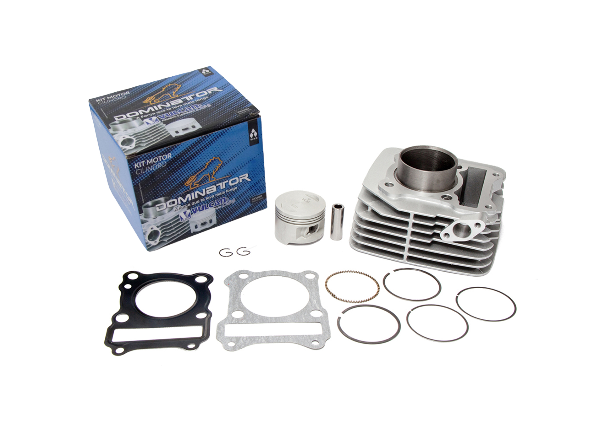 Kit cilindro do motor p/ moto suzuki yes 125 05/12 - yes 125 cargo 12 - yes se 11/16 - pino 14mm