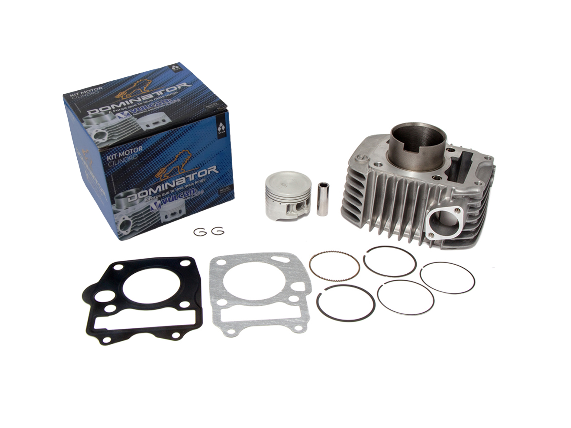 Kit cilindro do motor p/ moto honda biz 125 05/08 (compl. c/ kit "a" de juntas)
