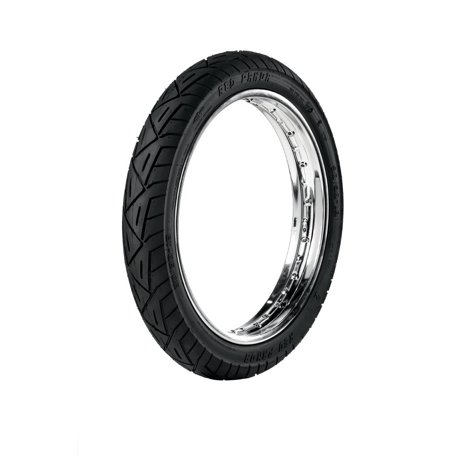 Pneu p/ moto aro 18 * 90/90-18 - tras. titan125/150/ybr125 (red panda) c/cam