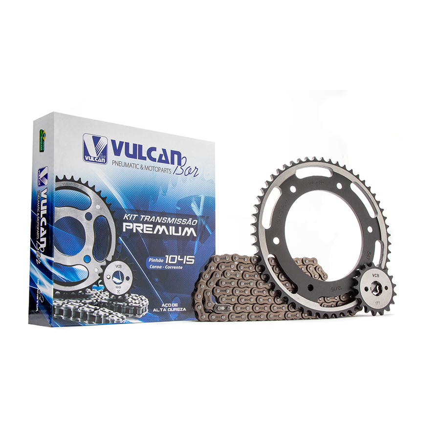 Kit trans. premium temp. compl. p/ moto honda nxr 125 bros es/ks 03/05 (54t+17t-428h+132l)