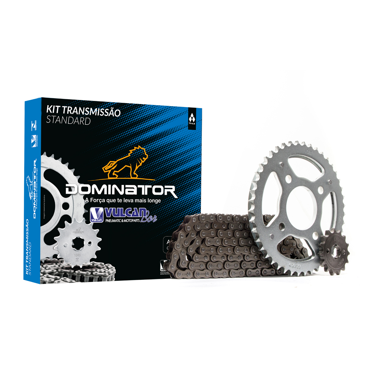 Kit trans. standard temp. compl. p/ moto honda cg 160 titan 15/... (44t+15t-428h+118l)
