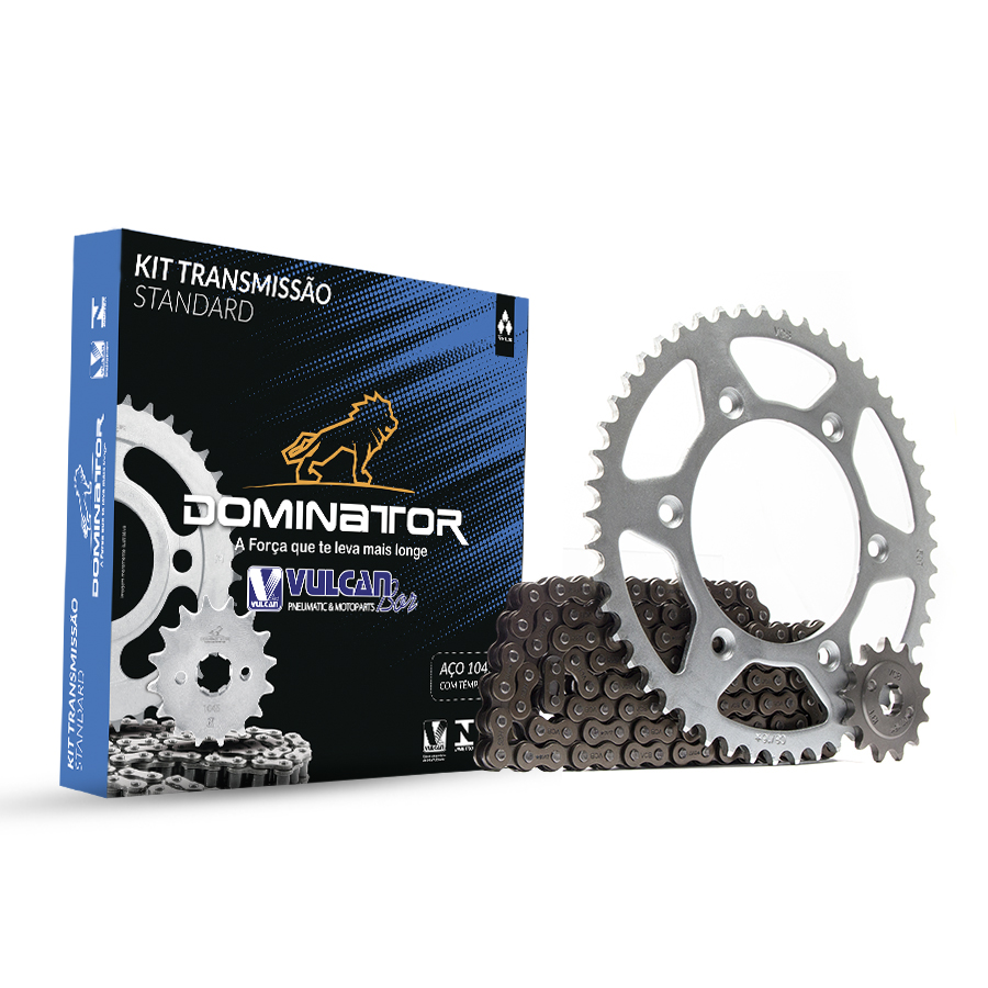 Kit trans. standard temp. compl. p/ moto honda crf 230f 07/... (50t+13t-520h+110l)
