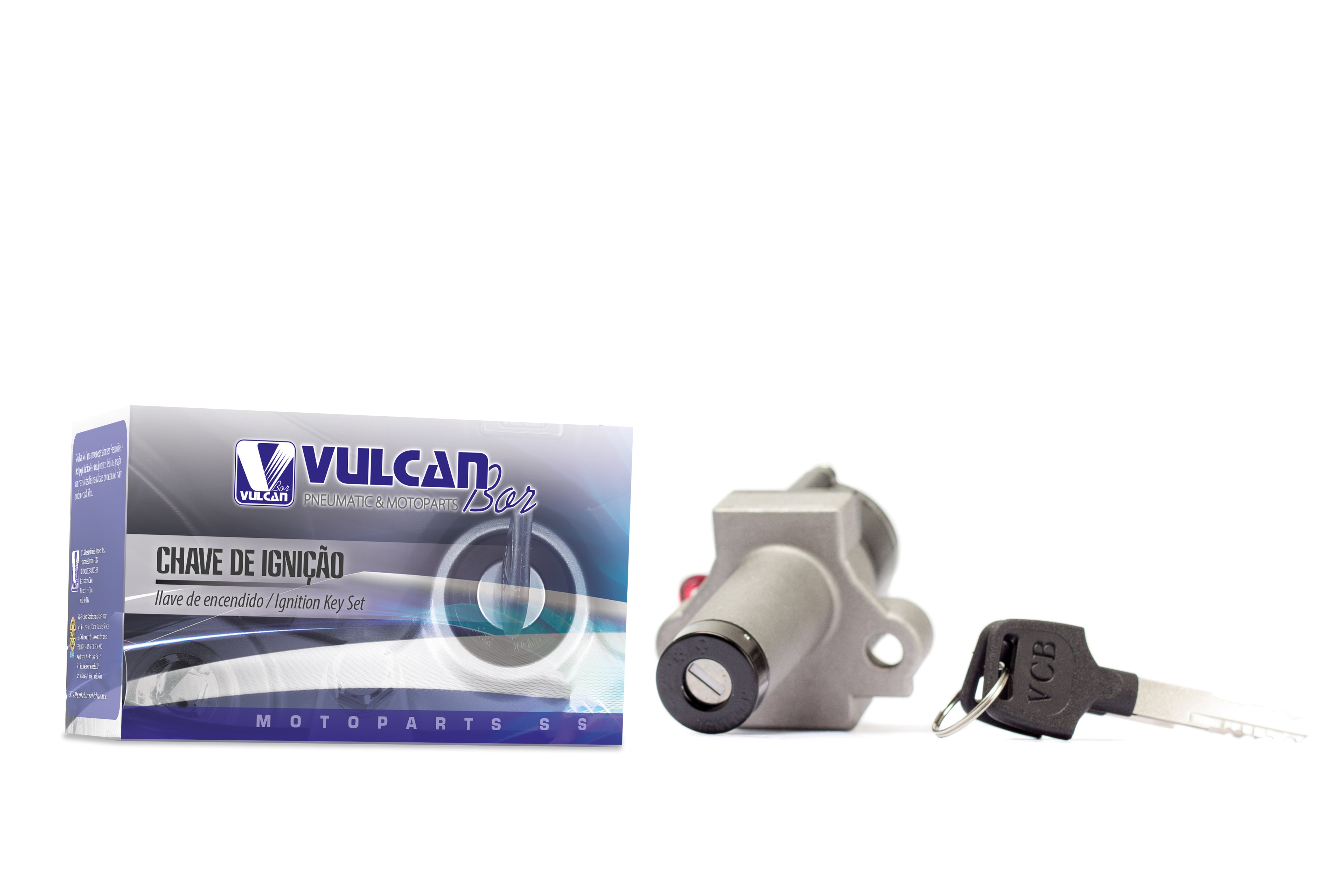 Chave de ignição completa p/ moto honda cg 150 titan ks/es/esd 04/08 - cg 150 titan sport 05/08 - cg 150 job 04/08