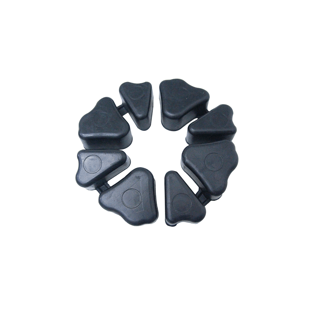 Coxim da coroa em borracha p/ moto honda titan 150 04/13 - fan 150/160 - titan 160 - todas (jogo c/ 4 peças)
