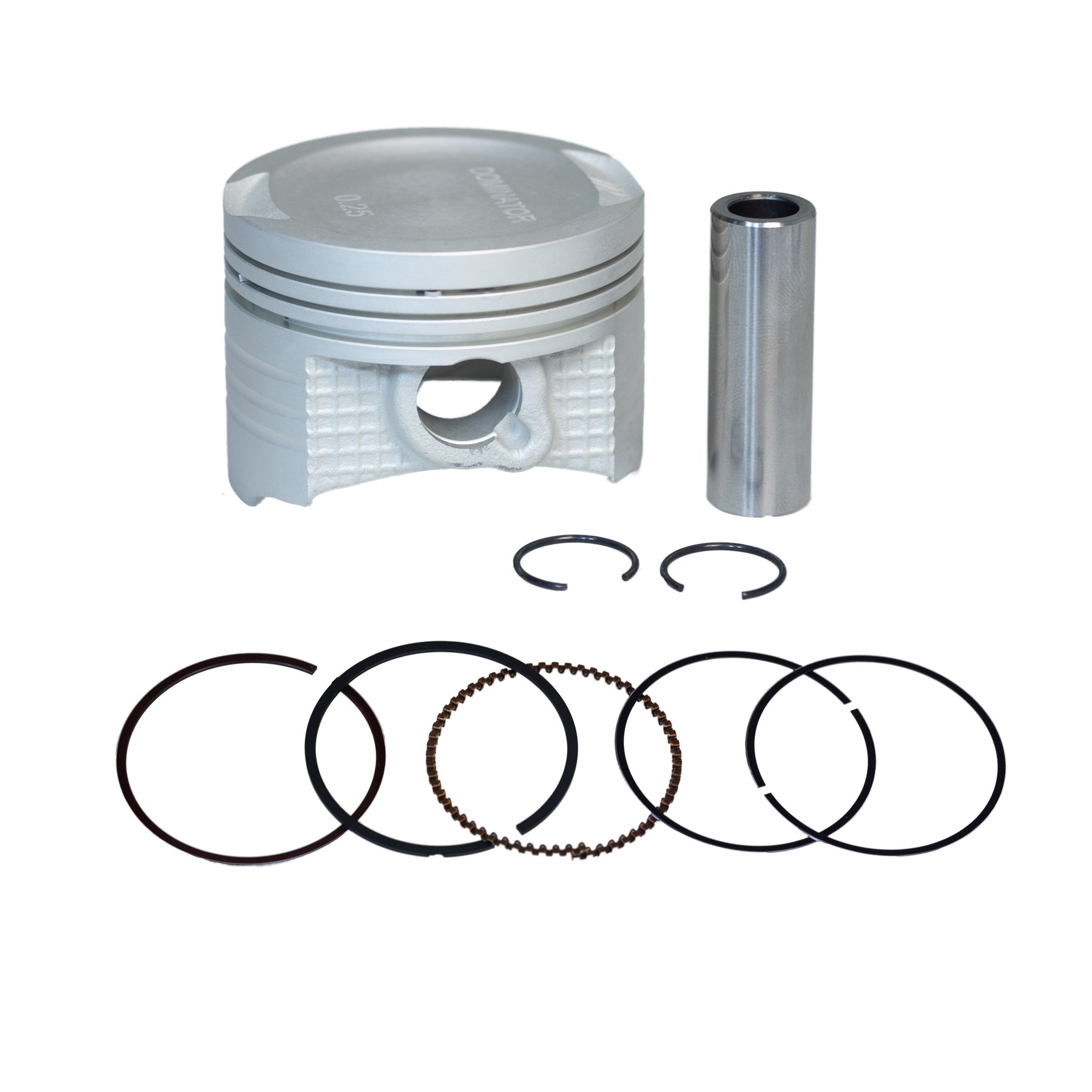 Kit pistão de motor p/ moto honda cg 125 fan 09/... (0,25)