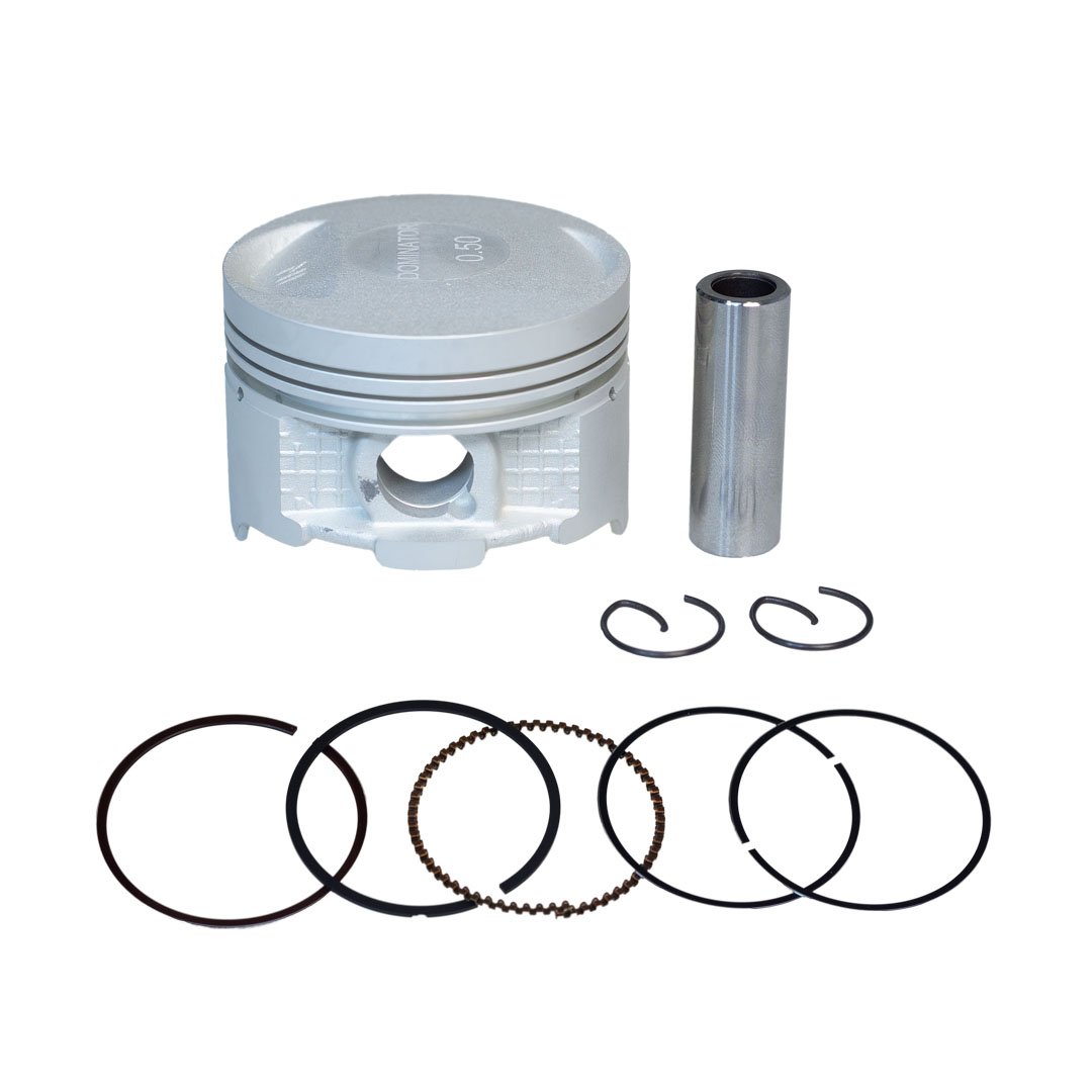 Kit pistão de motor p/ moto honda cg 125 titan ks/es/kse 02/04 - cg 125 fan 05/08 - nxr 125 bros ks/es 03/05 (0,50)