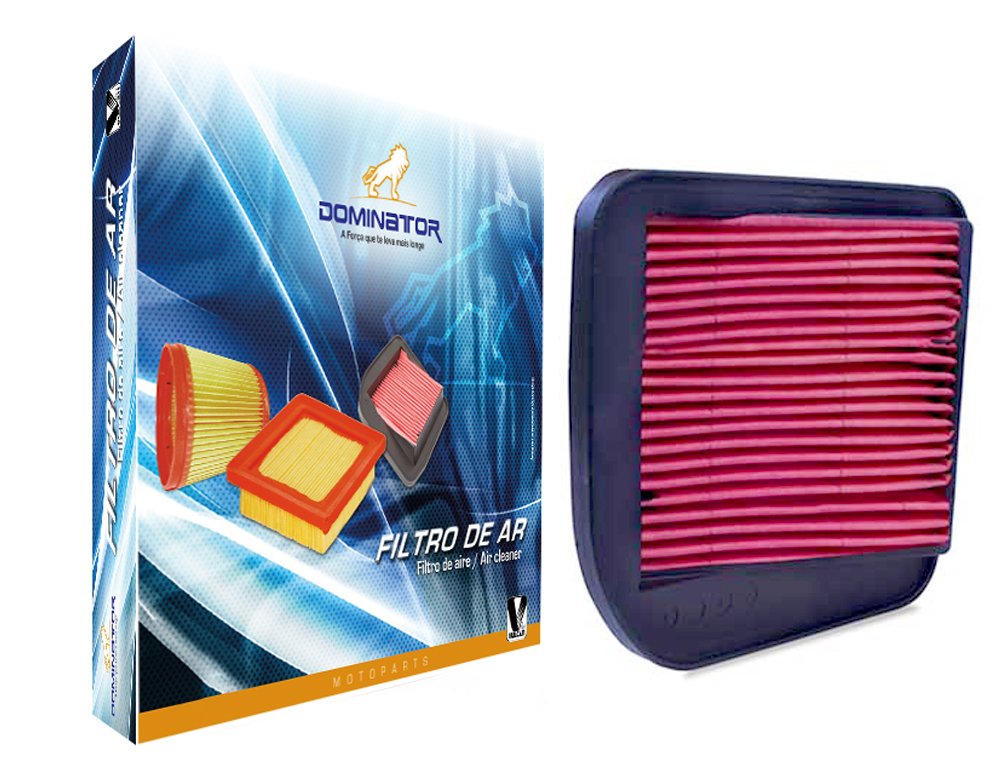 Filtro de ar completo p/ moto honda titan 125 es/ks 00/04 - fan 125 05/08