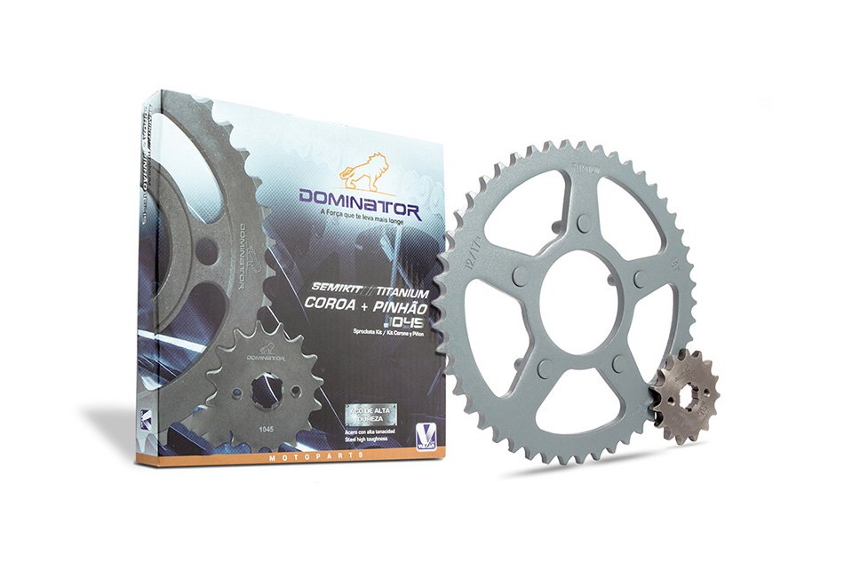 Semi kit trans. p/ moto honda nx 150 89/04 (48t+15t)