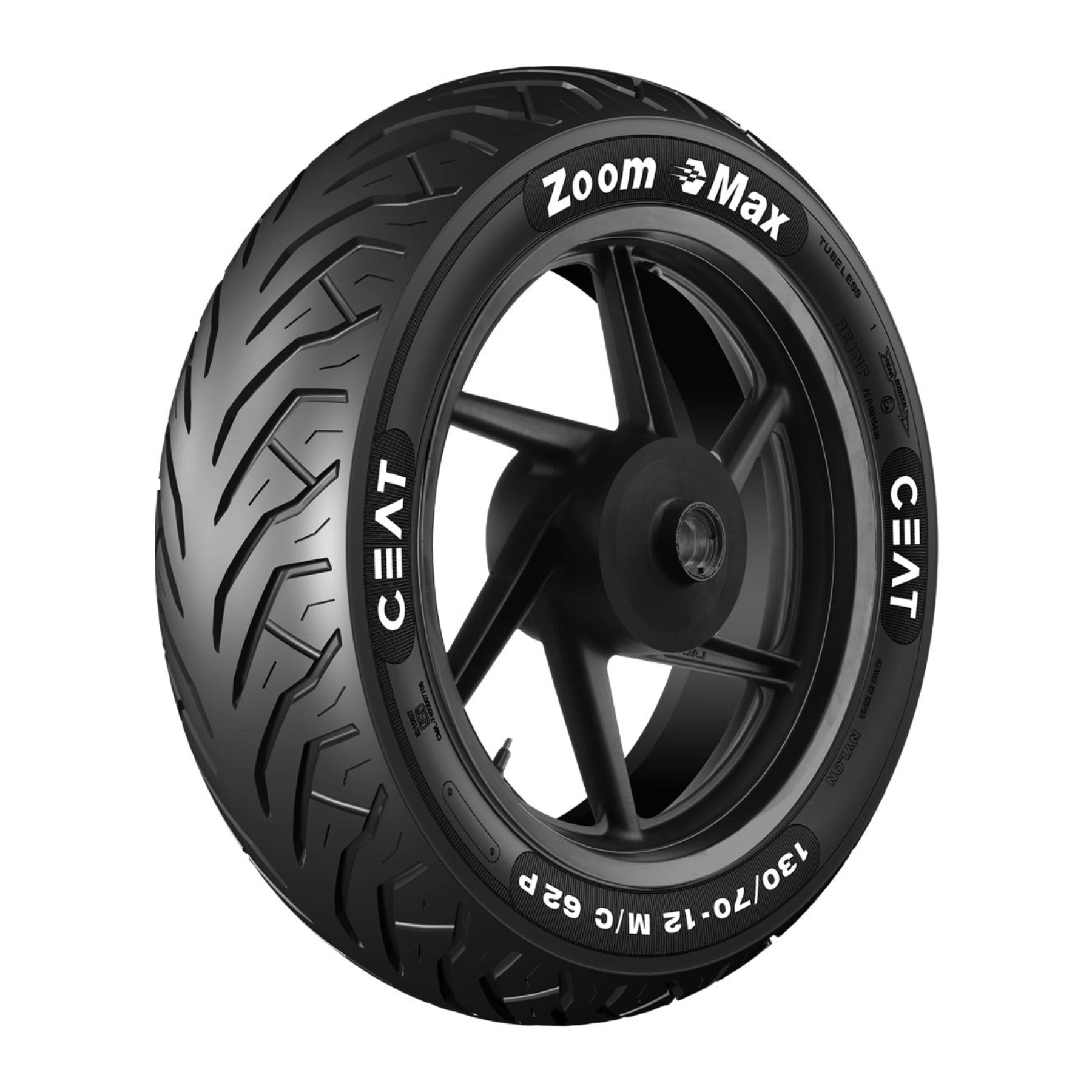 Pneu p/ moto aro 12 * 130/70-12 - piaggio gts 250, piaggiog tv 250, piaggio touring 300 (zoom max) - s/câm.