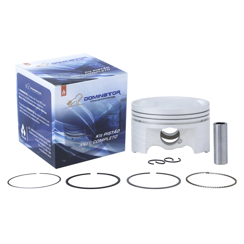 Kit pistão de motor p/ moto honda cg 150 06/14 - nxr 150 bros es/ks/esd 06/12 - crf 150f 12/... (std)