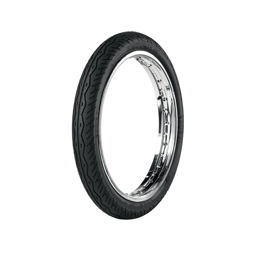 Pneu p/ moto aro 18 * 2.75-18 - diant. titan125/150/ybr125 panda (supermax ii) c/câm.