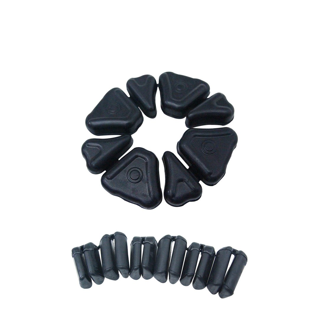 Coxim da coroa em borracha p/ moto honda biz 125 - todas (jogo c/ 4 peças)