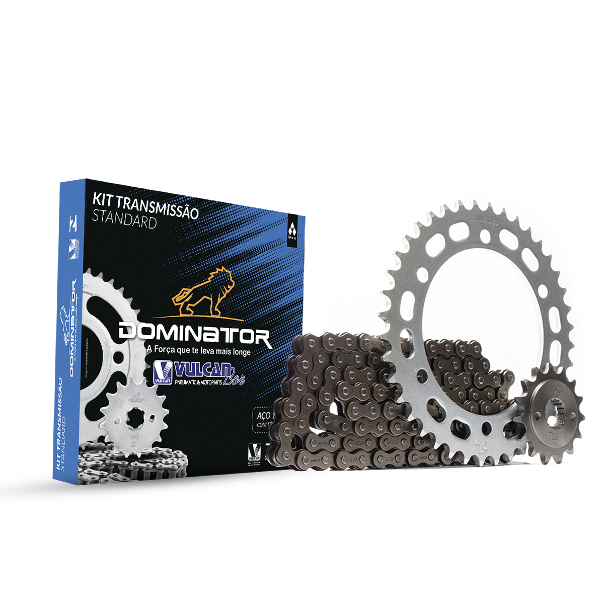 Kit trans. premium temp. compl. p/ moto honda nxr 150 bros (50t+17t-428h+130l)