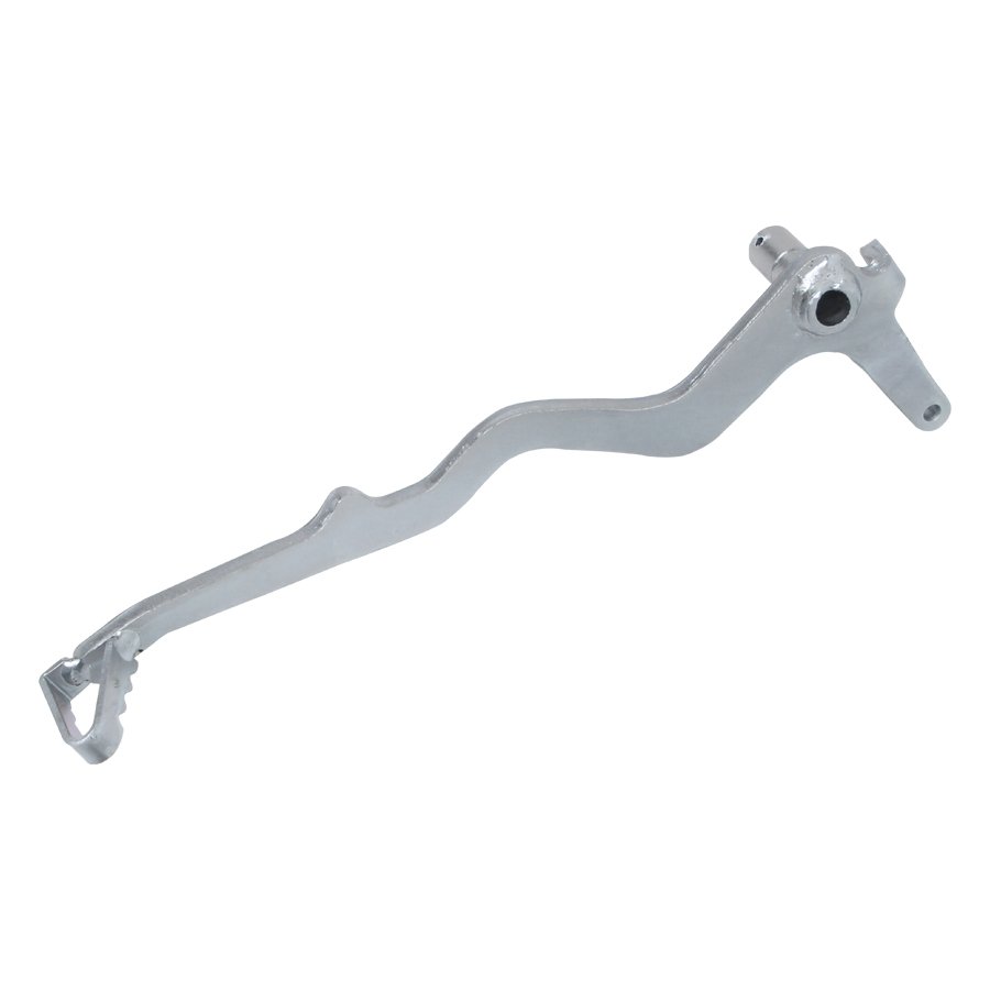 Pedal de freio p/ moto honda nxr 125 bros ks es 03/05 - nxr 150 bros 03/11 (cromado)