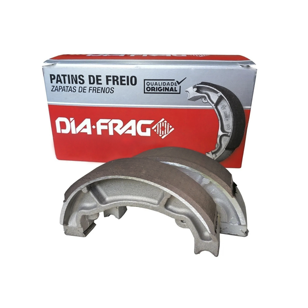 Patim de freio p/ moto honda cg 125/150/160 titan/fan (d/t) 2000/... - cb 300 (t) - cbx 250 twister (t) .../08 std