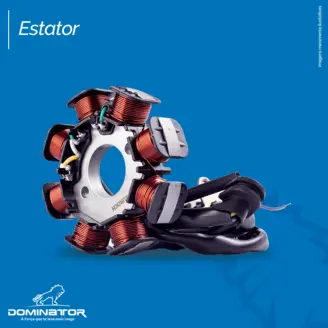 Na hora de fazer manutenção em sua moto, peça ao seu mecânico de confiança um Estator Dominator.