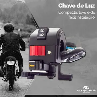 Quando sua moto estiver precisando de uma Chave de Luz, peça ao lojista ou ao mecânico ULTRAVISION.