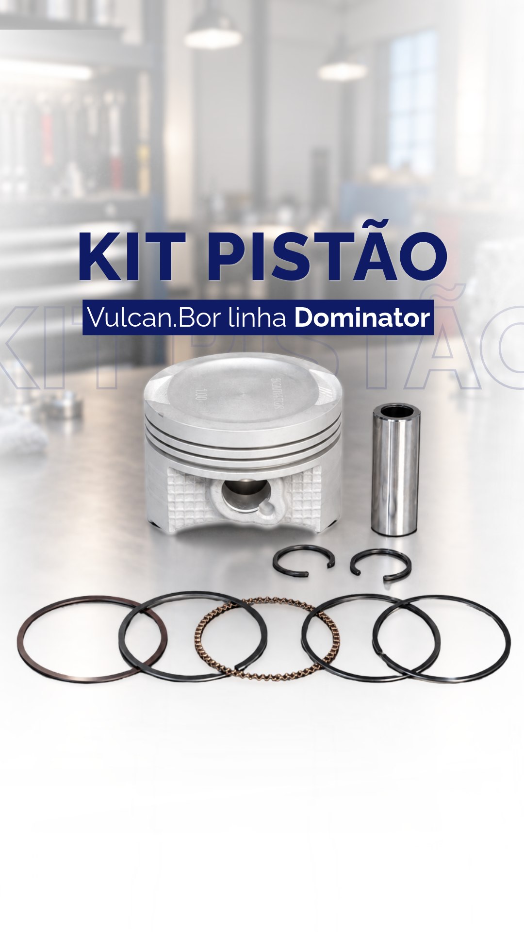 O Kit Pistão Vulcan.Bor Linha Dominator para Honda Biz 125 06/08 foi desenvolvido para oferecer durabilidade, precisão e segurança ao motor.

🔧 Mater...