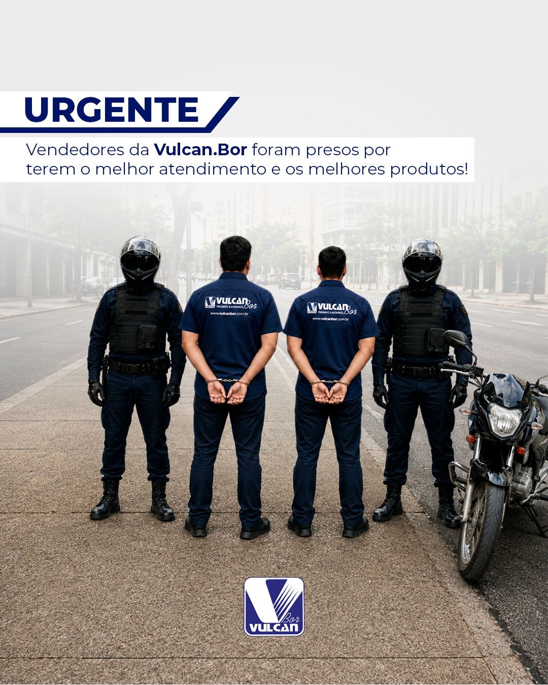 Plantão da Vulcan.Bor 🚨😂

Parece que nossos vendedores foram “presos” por um motivo grave: atendimento bom demais e preço que não dá pra ignorar. 😎...